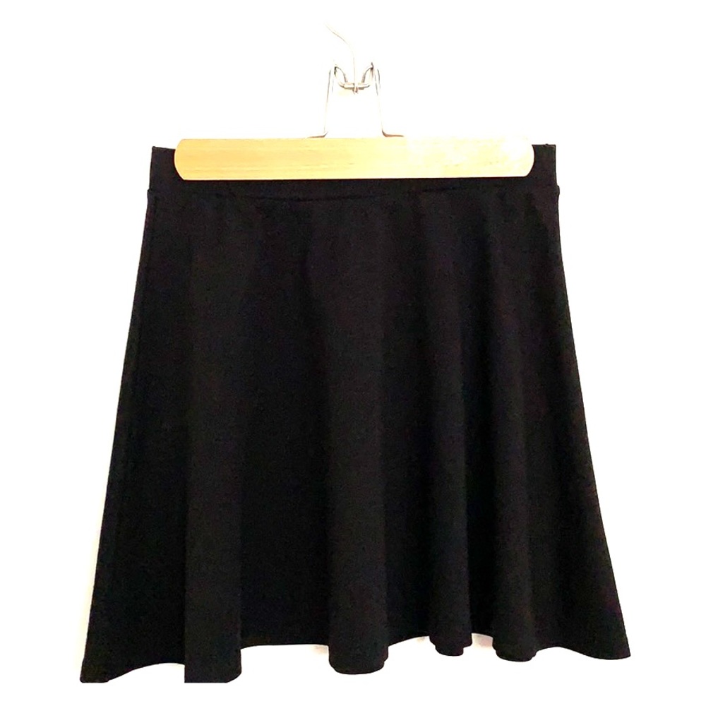 L’AMOUR Nanette Lepore Black Mini Skater Skirt